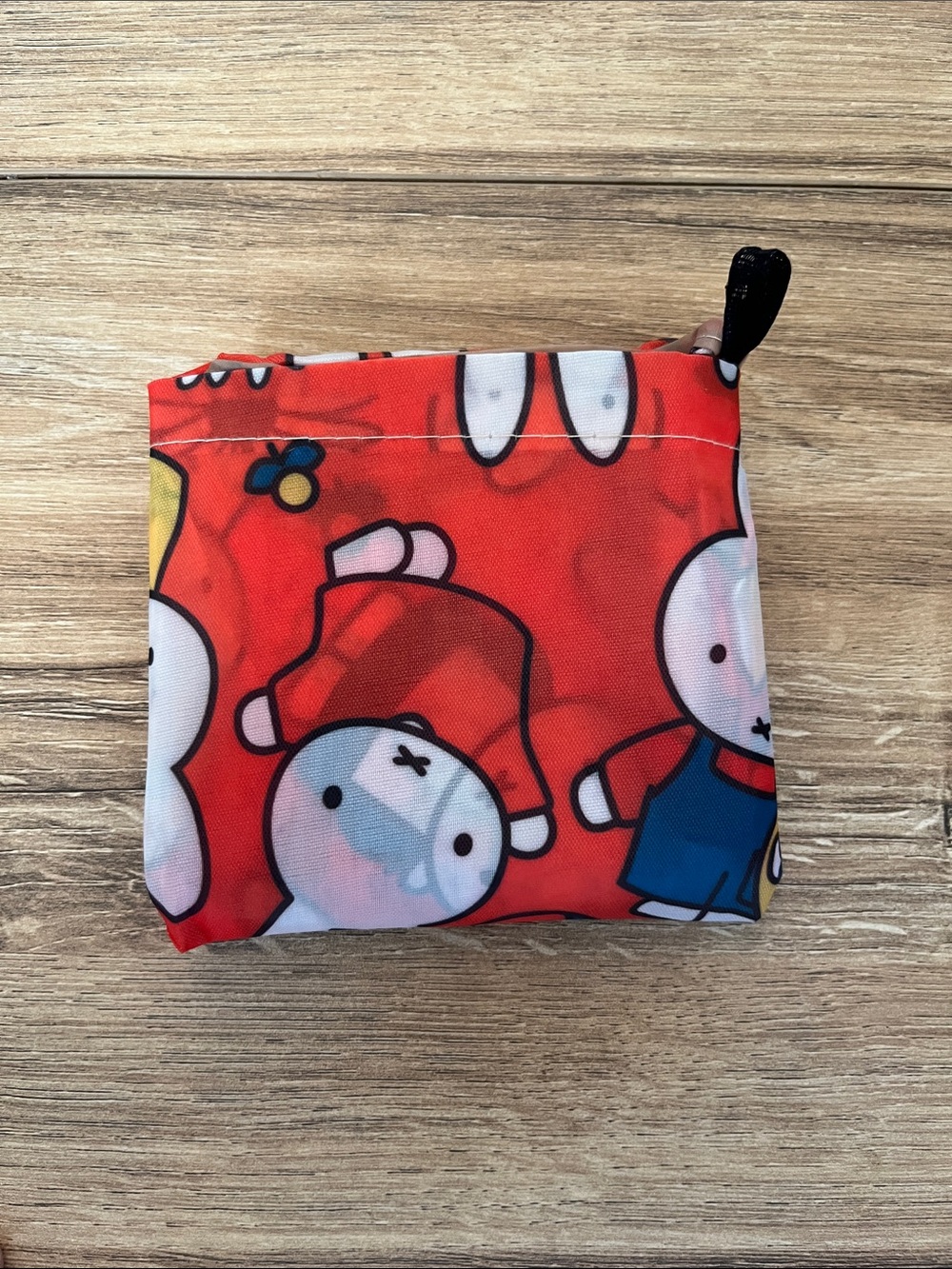 Miffy Foldable Tote Bag with Multicolor Character Print NWT - Picture 5 of 5